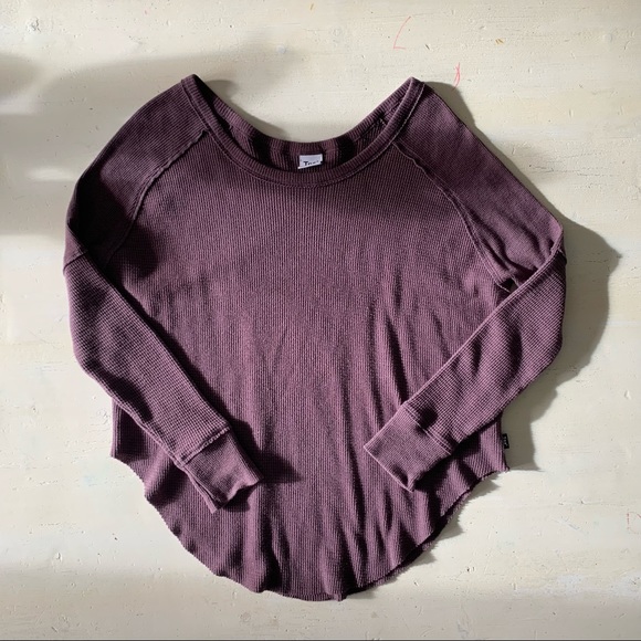 TNA waffle shirt m, size xs, cute and cozy. - Picture 1 of 3